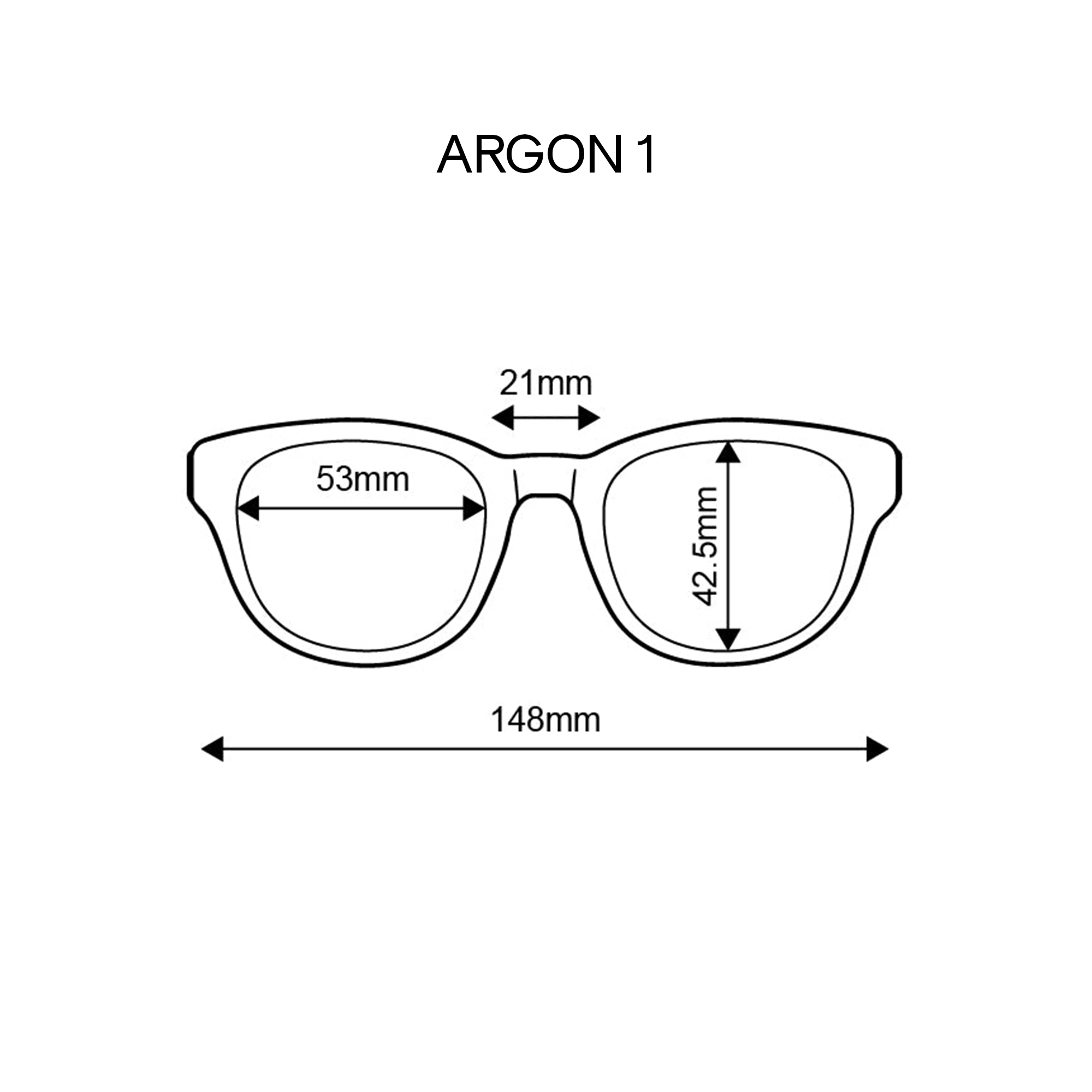 Frame Front: Argon 1 (Frame Shape: Square) - Solos Technology Limited