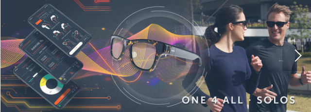 音楽や通話も楽しめるスマートグラス「 Solos smart glasses AirGo2」が発売へ - Solos Technology Limited