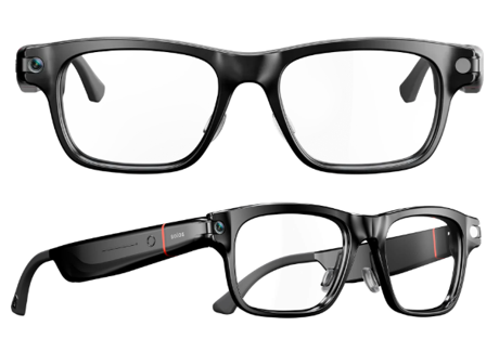Solos AirGo V2 — modular smart glasses with camera and accessible AI