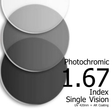 High Index 1.67 Photochromic Lens Argon 7 - Solos Technology Limited