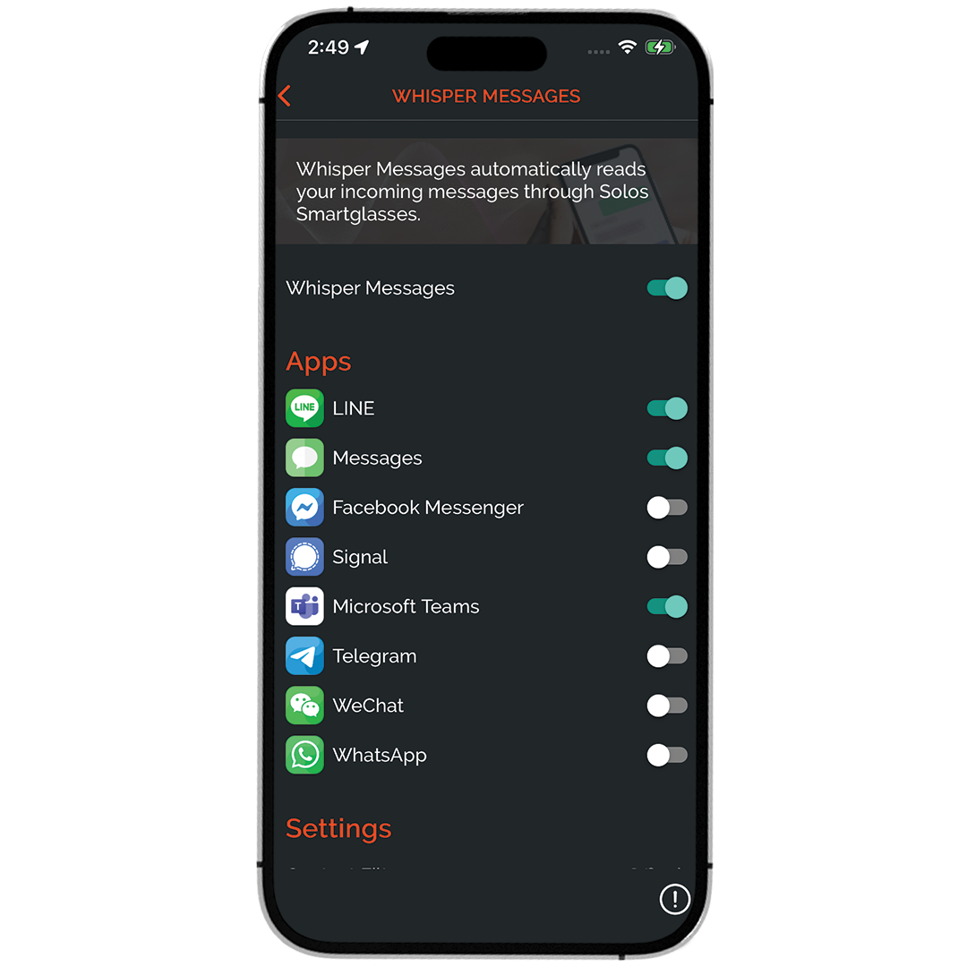 solos AirGo™ App