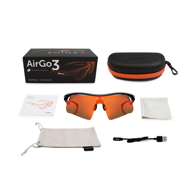 Helium 2 Smart Sport Sunglasses | Asian-Fit | AirGo™3 - Solos Technology Limited