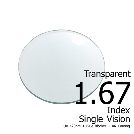 High Index 1.67 Blue Blocker Lens Xeon 5s - Solos Technology Limited