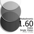 High Index 1.60 Photochromic Lens Argon 6s - Solos Technology Limited