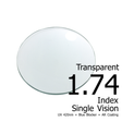 High Index 1.74 Blue Blocker Lens Argon 7 - Solos Technology Limited