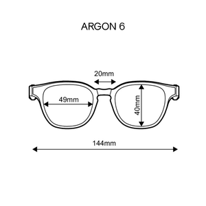 Frame Front: Argon 6 (Frame Shape: Square) - Solos Technology Limited