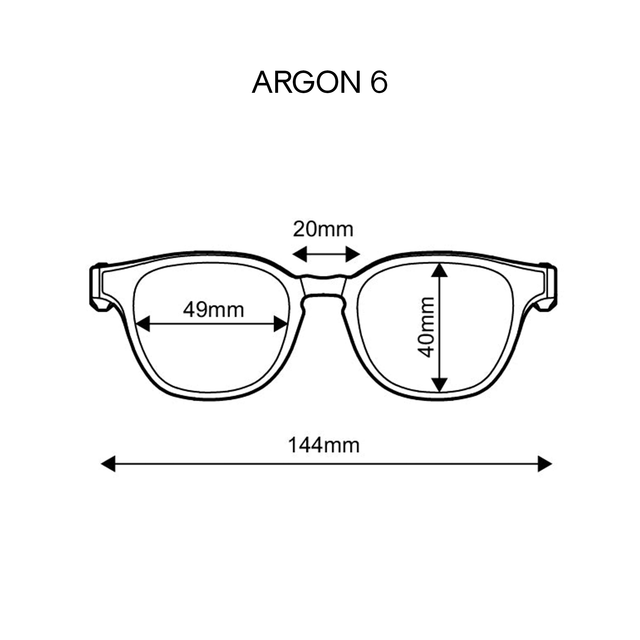Frame Front: Argon 6 (Frame Shape: Square) - Solos Technology Limited