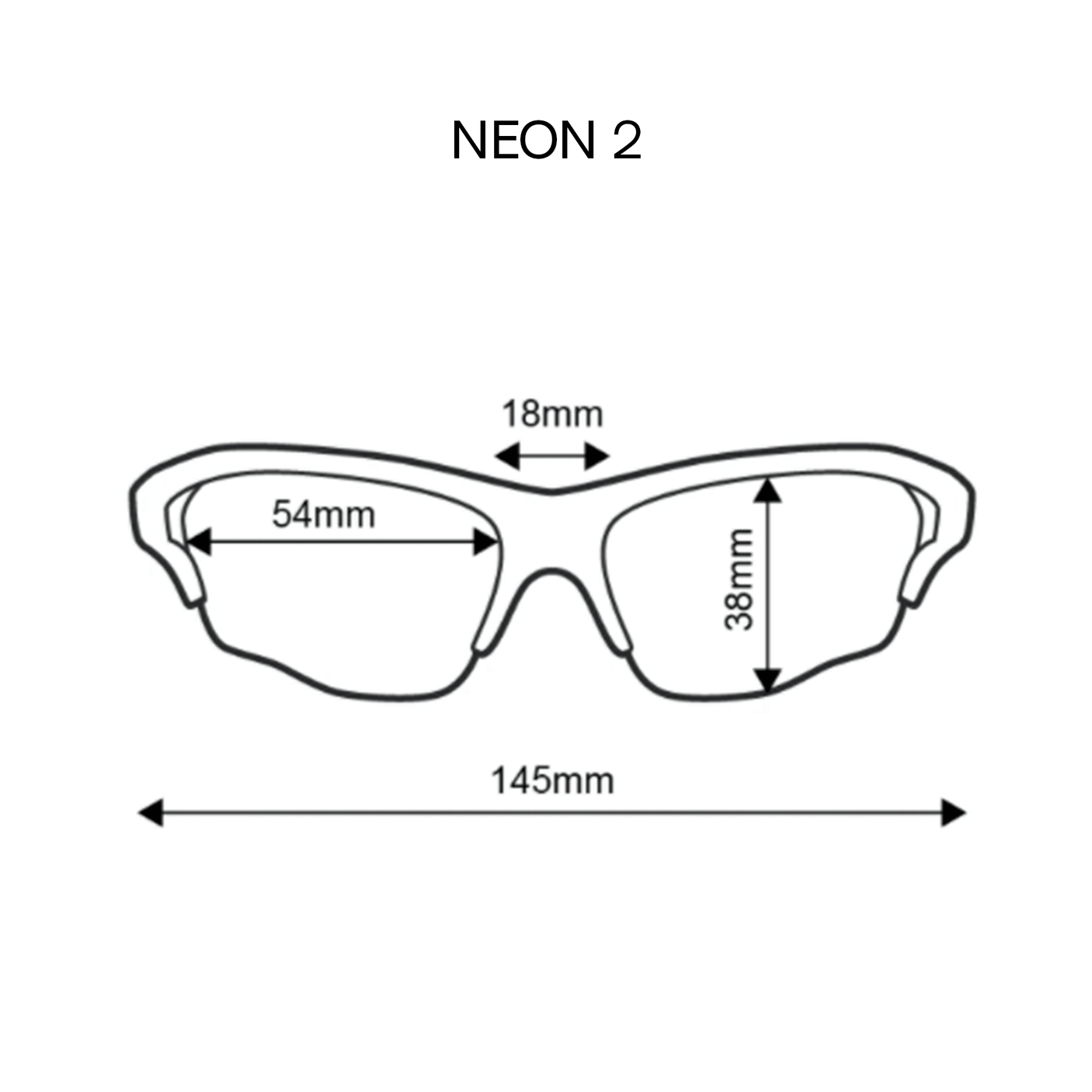 Frame Front: Neon 2 (Frame Shape: Sporty Semi-Rimless Rectangle) - Solos Technology Limited